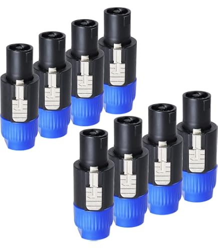 Amazon.com: (8 Pack) Original Neutrik NL4FX 4 pole Locking SpeakON